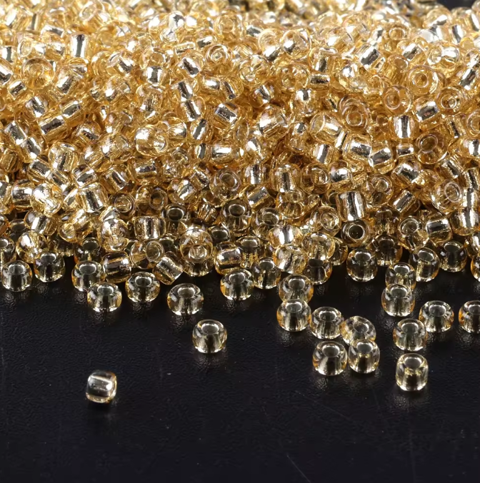 Seed Beads Size 11/0 - Sheer Alabaster