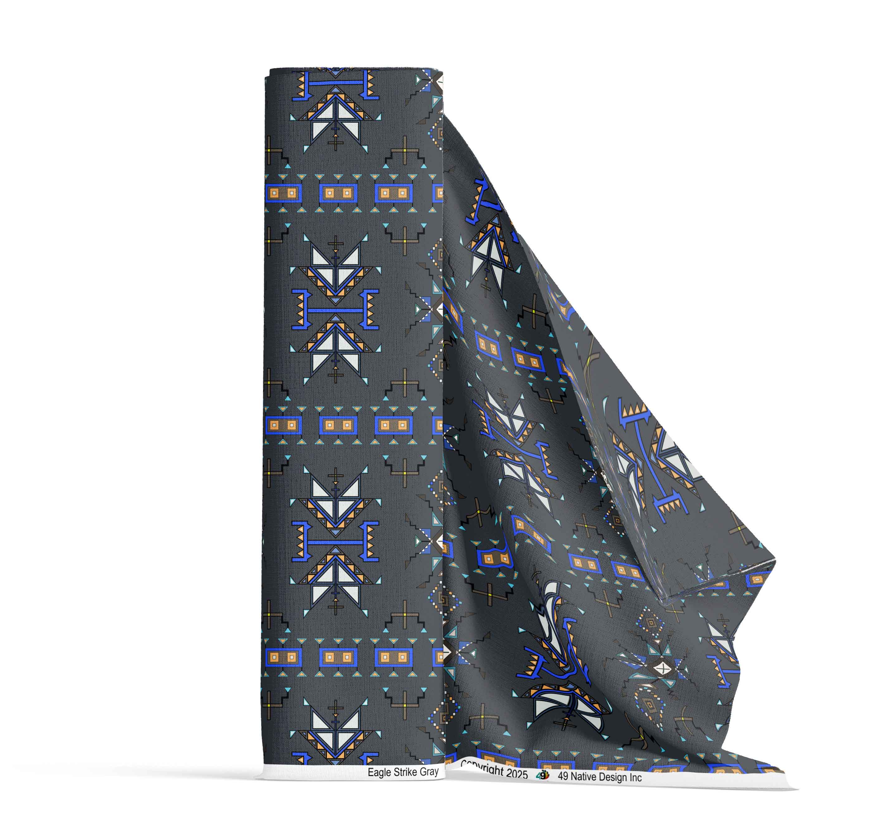 Eagle Strike Gray Cotton Poplin