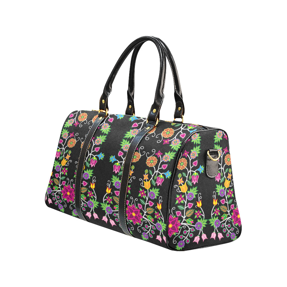 Floral Beadwork New Waterproof Travel Bag/Large (Model 1639)