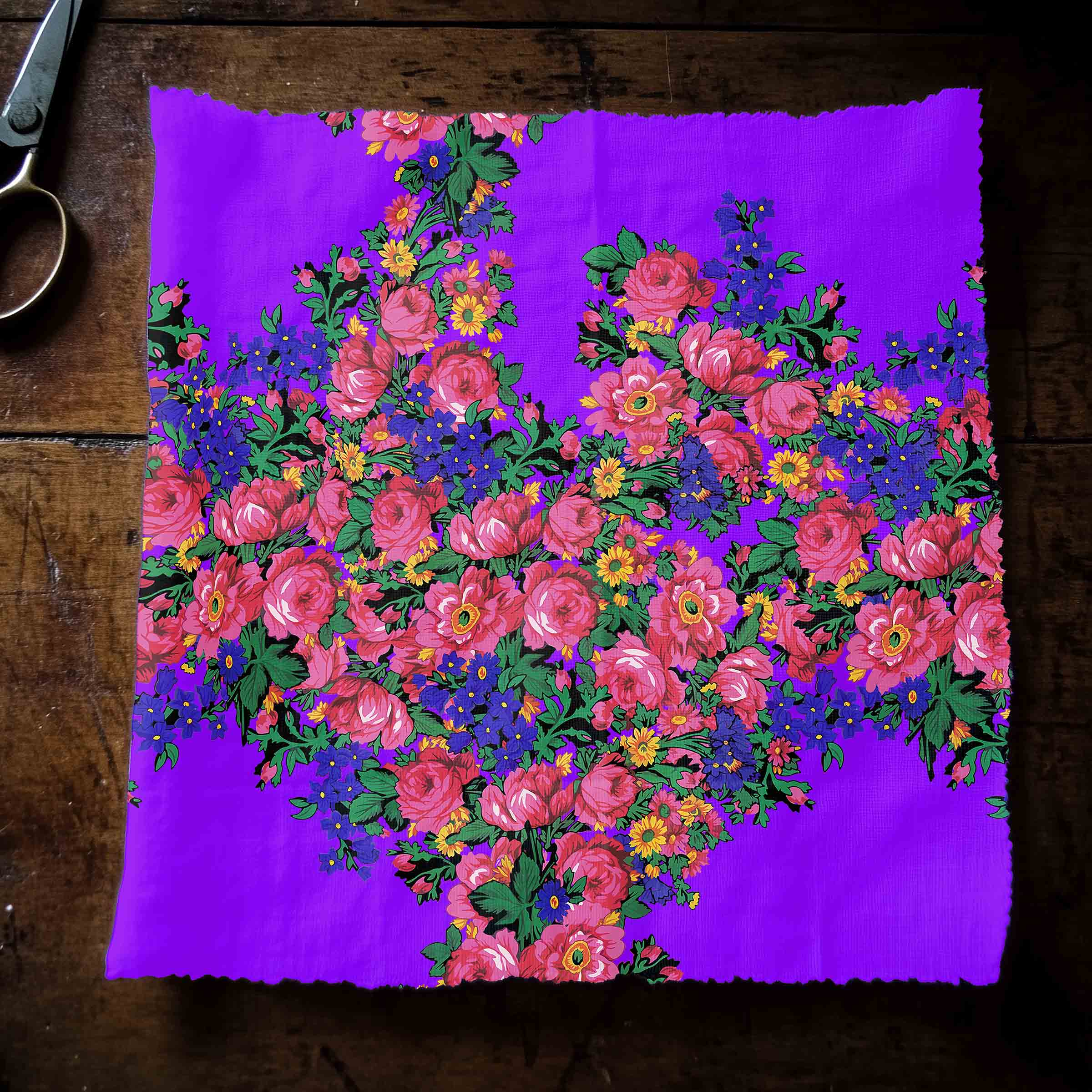 Kokum's Revenge Purple Cotton Poplin