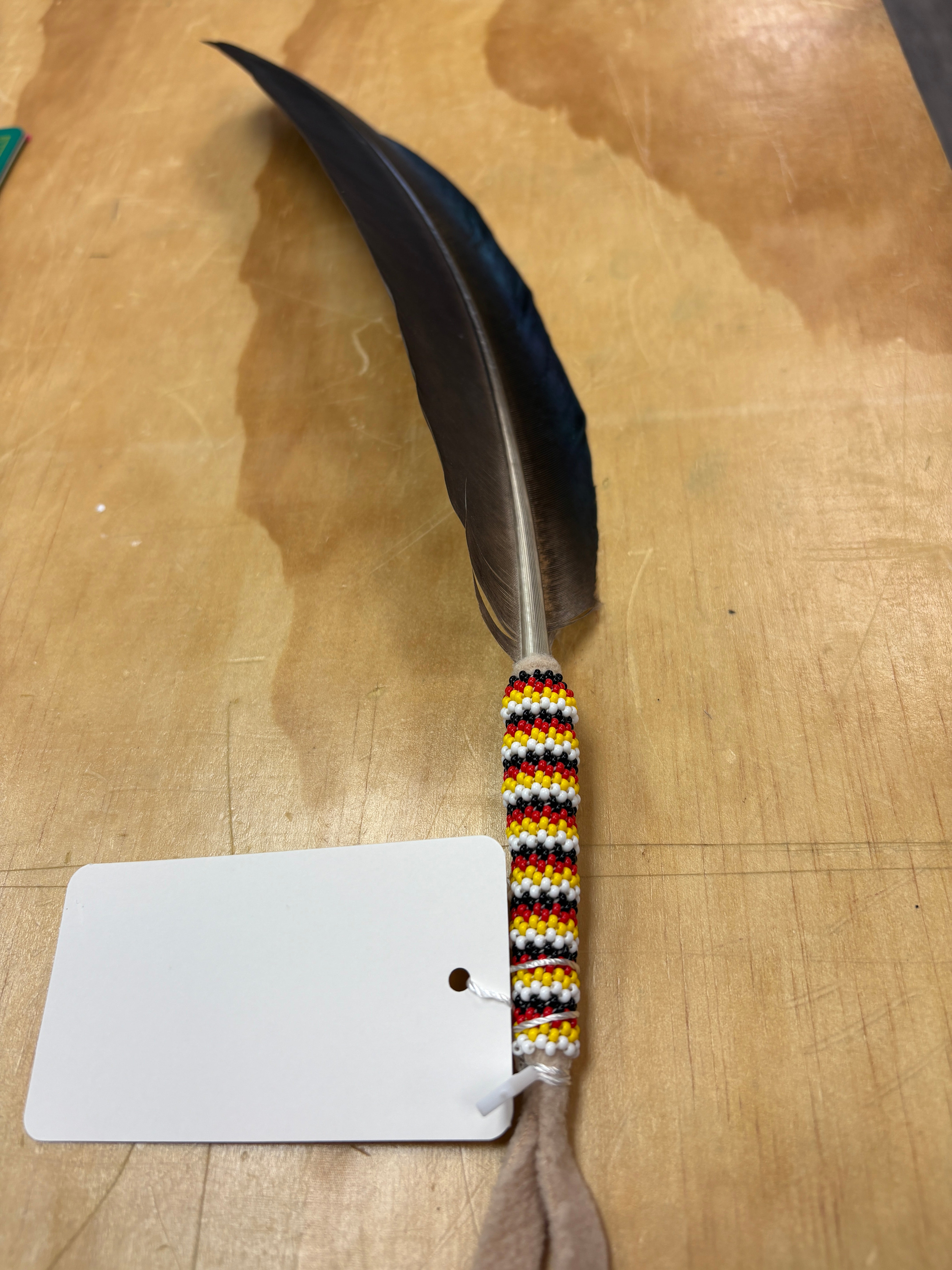 Beaded Feather