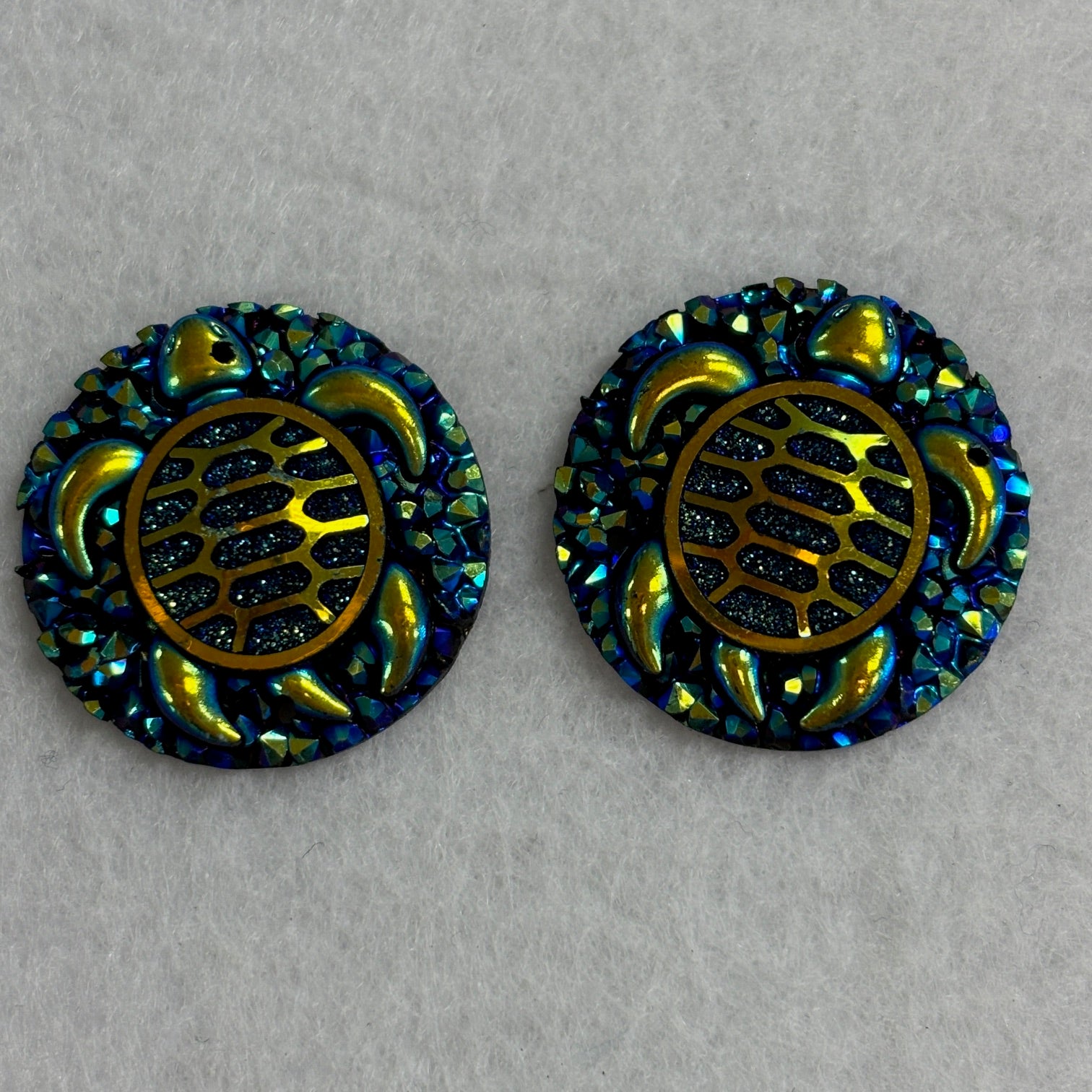 Turtle Cabochons Set of 2